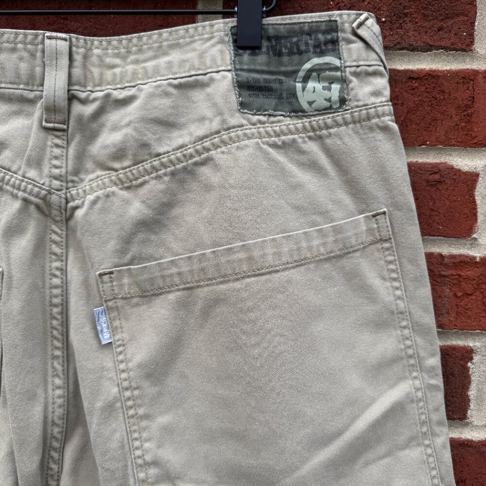 Vintage Silvertab Carpenter Shorts Mens Size 36 Khaki Y2K 90s - Picture 3 of 11